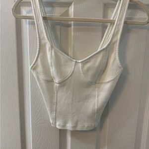 Aerie Cream Crop Top